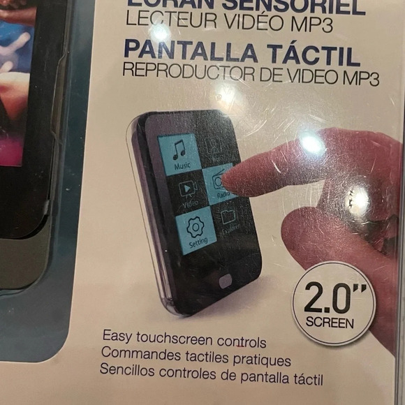 🎵NET Coby 8GB Touchscreen MP3 Video Player📲🎶 - Picture 2 of 5